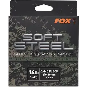 Vlasec FOX Soft Steel Fleck Camo Mono 1000m 0.30mm 14lb/6.4kg