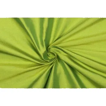 Hedvábný dupion, hladký, šanžánový, tyrkysovo-zelený, sartor.cz