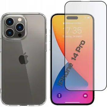 Pancéřované ochranné pouzdro + tvrzené sklo pro iPhone 14 Pro