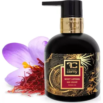 Tělový krém DEDRA Přírodní zvláčňující tělové mléko , RED VELVET, 320 ml (s exkluzivním parfémem)