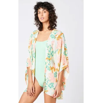 Rip Curl FOLLOW THE SUN LIGHT ORANGE dámská košile s dlouhým rukávem - XS