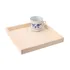 ČistéDřevo Dřevěný servírovací tác 30 x 30 cm přírodní