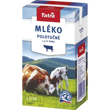 Mléko Mléko polotučné trvanlivé 1lt 1,5%