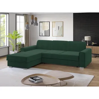 Sedací souprava Falco Rohová sedací souprava LUBOR rozkládací s úložným prostorem, levá, zelená Enjoy 42