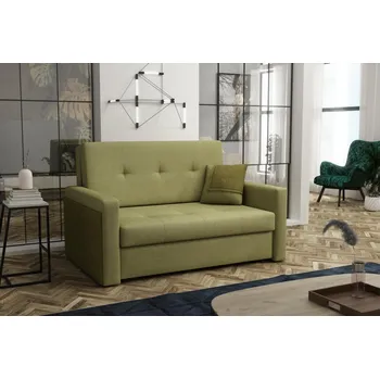 Pohovka Falco Rozkládací pohovka Vivian Mel II s úložným prostorem, zelená centauri 70/centauri 72