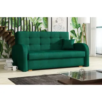 Pohovka Falco Rozkládací pohovka Vivian Gold III s úložným prostorem, zelená Kronos 19