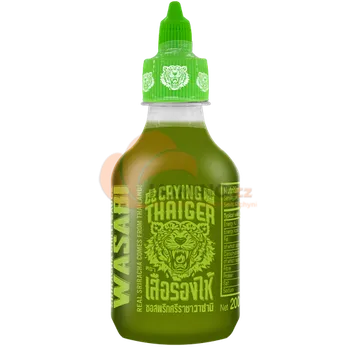 Sirup CRYING THAIGER Sriracha Chilli omáčka Wasabi 200ml