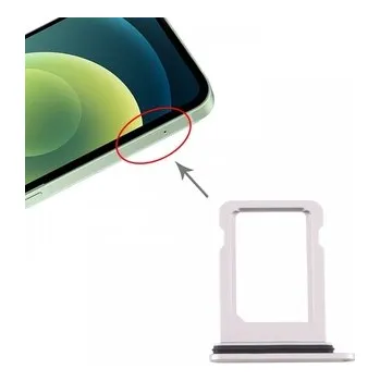 Šuplík SIM iPhone 12 white/silver