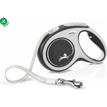 Vodítko pro psa flexi New Comfort Tape (pásek), velikost M, černé