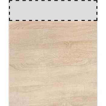 Kuchyňská skříňka Dvířka na myčku REA ALFA DU-60-RR s panelem, dub bardolino