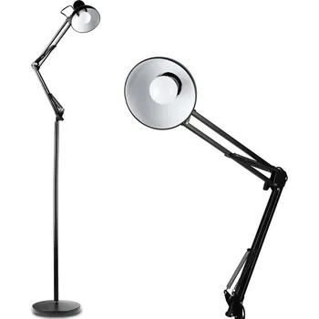 Stojací lampa Interlook MT-390 | Stojací lampa s nastavitelným ramenem Černý