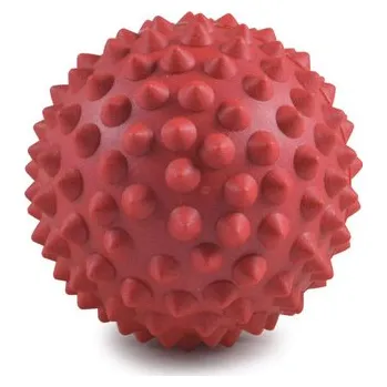 Míček Gymy masážní s výstupky, průměr 9cm -červený