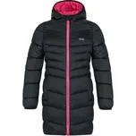 Dívčí zimní kabát LOAP IDUZIE 112/116 Černá, Růžová