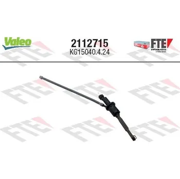 Hlavní válec, spojka, , 2182F0, 2182F7, 9688378480, 9688381880, VALEO, 2112715