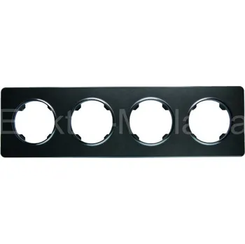 OVA1004B 4 rámeček černá OVAL DPM