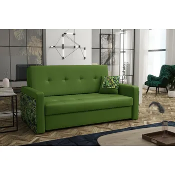 Pohovka Falco Rozkládací pohovka Vivian Mel III s úložným prostorem, zelená manila 41//jungle