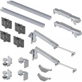 Pohon brány Sklopný mechanismus pro dvoukřídlé dveře do 10 m, jedno křídlo max. 5 m