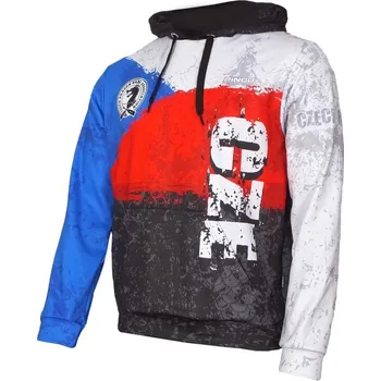 Pánská mikina Mikina kapuce klokan PINGU pánská CZECH DRAGONBOAT TEAM XL Polyester Thermo