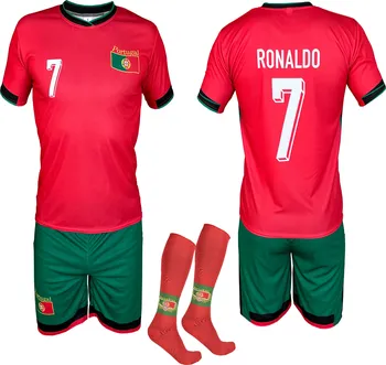 Dětský fotbalový dres s podkolenkami Ronaldo Portugalsko