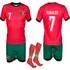 Dětský fotbalový dres s podkolenkami Ronaldo Portugalsko