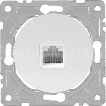 Elektrická zásuvka SEU1017W zás. dat RJ45 bílá SOUL DPM