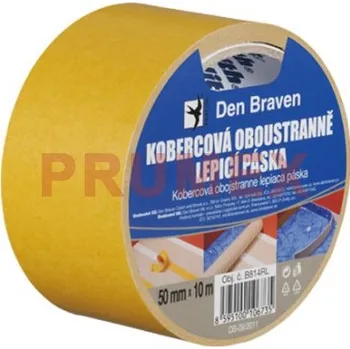Lepicí páska Den Braven Kobercová oboustranně lepicí páska - 25 m x 50 mm