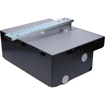 Pohon brány NICE LFABBOX4 - ocelová základová skříň pro pohony NICE L-Fab, černě lakovaná