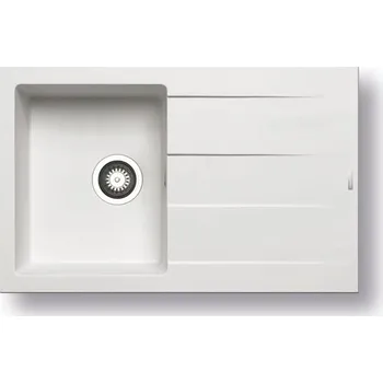 Nerezový dřez Pyragranitový dřez ATHLOS 1B 1D PLUS (86x50) snow