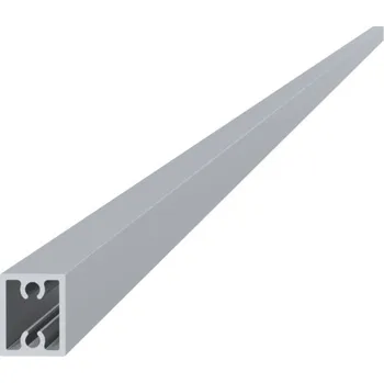 Příslušenství pro plot Hliníková plotová lamela 20x16 mm, tvar obdélník 3m +/- 5mm (AL-PV9-3)