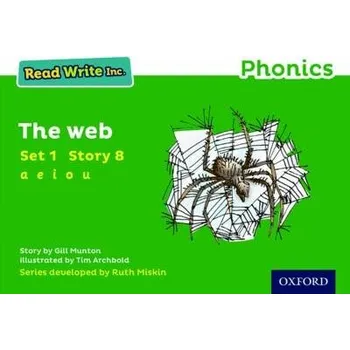 Cizí jazyk Read Write Inc. Phonics: 8 The Web (Green Set 1 Storybook) - Munton, Gill
