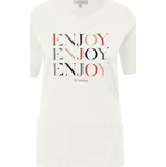 Dámské tričko s.Oliver RL T-SHIRT 38 Bílá, Mix