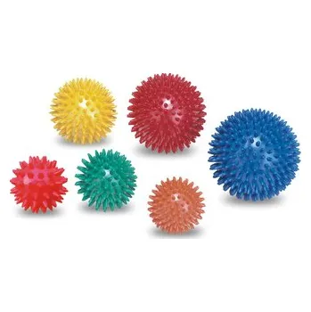 Míč masážní ježek pr.7cm -zelený