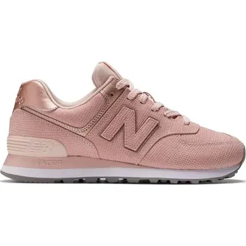 Dámská běžecká obuv Dámská volnočasová obuv New Balance WL574NK2 6.5 Růžová, Bílá
