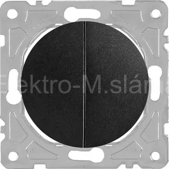 vypínač SEU1008B vyp.č.5 černá SOUL DPM