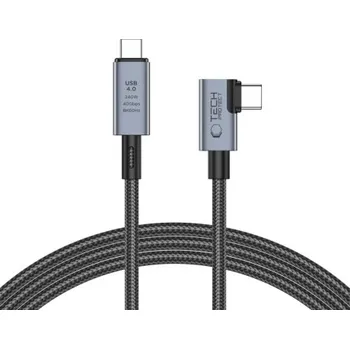 Datový kabel Tech-Protect | Tech-Protect Ultraboost Max L kabel USB 4.0 8K / USB-C 240W 1.5m, šedý