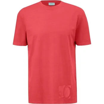 Pánská móda Pánské tričko s.Oliver RL T-SHIRT S Červená