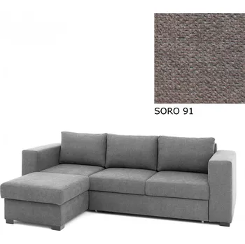 Sedací souprava Rohová sedací souprava AVA LUCY rozkládací s úložným prostorem, levá, SORO 91