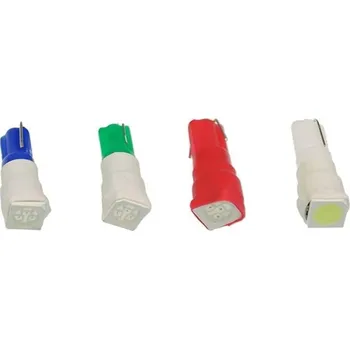 Autožárovka Interlook Auto LED žárovka W2W W1,2W T5 R5 1 SMD 5050 Zelená