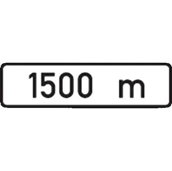 Dopravní značka Plavební znak - Dodatková tabulka - Obdélník 1000x350mm