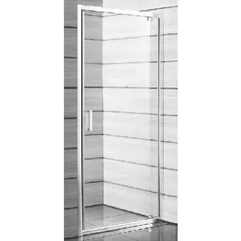 Sprchové dveře Jika Lyra plus - Sprchové dveře pivotové L/P, 800x1900, bílá/transparentní sklo H2543810006681