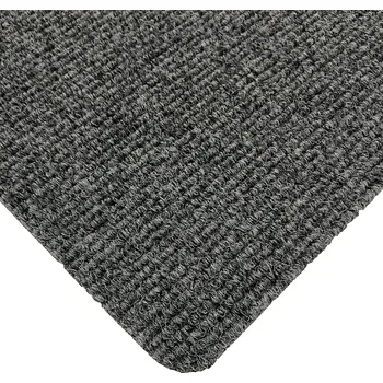 Rohožka Šedá vstupní rohož FLOMA Mega Rib - délka 50 cm, šířka 80 cm, výška 1,3 cm - 84305268