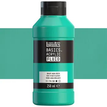 Vodová barva Akrylová barva Liquitex Basics Fluid - Bright Aqua Green Balení: 250 ml