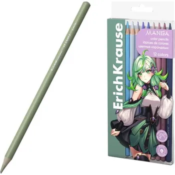 Kresba Brilantní pastelky ErichKrause Manga 12 barev