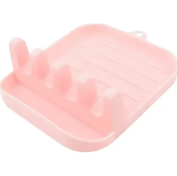 Držák na pokličky a kuchyňské náčiní v jednom | podložka na příbor - růžový