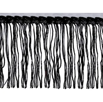 Prýmek monofilový s flitrovými třásněmi šíře 32 cm