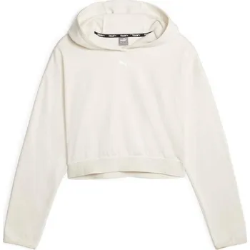 Dámská mikina Puma STRONG POWER FLEECE HOODIE Béžová XL