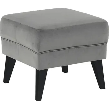 Taburet Taburet RODEZA, světle šedá/černá