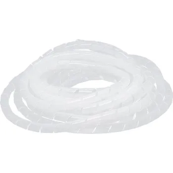 kabelová chránička Interlook CRG-001-10M | Organizér, kryt, oplet na kabely a vodiče | bílá 20mm