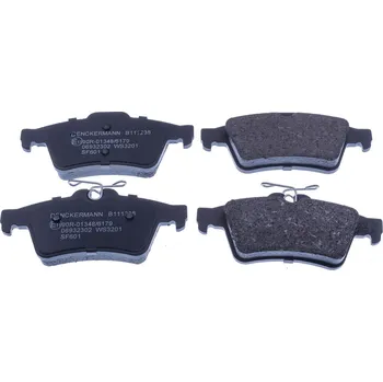 Brzdová destička Sada brzdových destiček, kotoučová brzda DENCKERMANN B111338