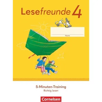 Cizojazyčná kniha Lesefreunde 4. Schuljahr. 5-Minuten-Training "Richtig lesen". Arbeitsheft. Östliche Bundesländer und Berlin